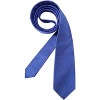 Ascot Herren Krawatte blau unifarben von Ascot