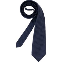 Ascot Herren Krawatte blau unifarben von Ascot