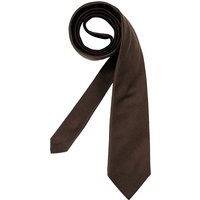 Ascot Herren Krawatte blau unifarben von Ascot