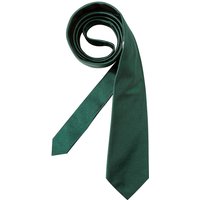 Ascot Herren Krawatte grün Seide unifarben von Ascot