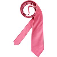 Ascot Herren Krawatte rosa Seide unifarben von Ascot