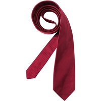 Ascot Herren Krawatte rot unifarben von Ascot