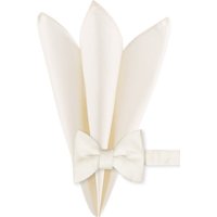 Ascot Herren Schleife+Einstecktuch Weiß Ascot Herren Schleife+Einstecktuch Weiß von Ascot