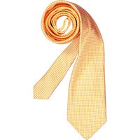 Ascot Herren Krawatte orange Seide Gemustert von Ascot