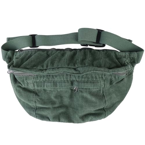 Asfrode Bauchtasche für Damen Herren Groß, Mode Crossbody Bag Damen mit Verstellbarer Schultergurt Gürteltasche Brusttasche Tasche Umhängetasche für Reisen Klettern Wandern von Asfrode