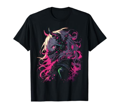 Cyberpunk Horror Monster Girl | Dämon Anime Manga Techwear T-Shirt Cyberpunk Horror Monster Girl | Dämon Anime Manga Techwear T-Shirt von Ash Protocol Division