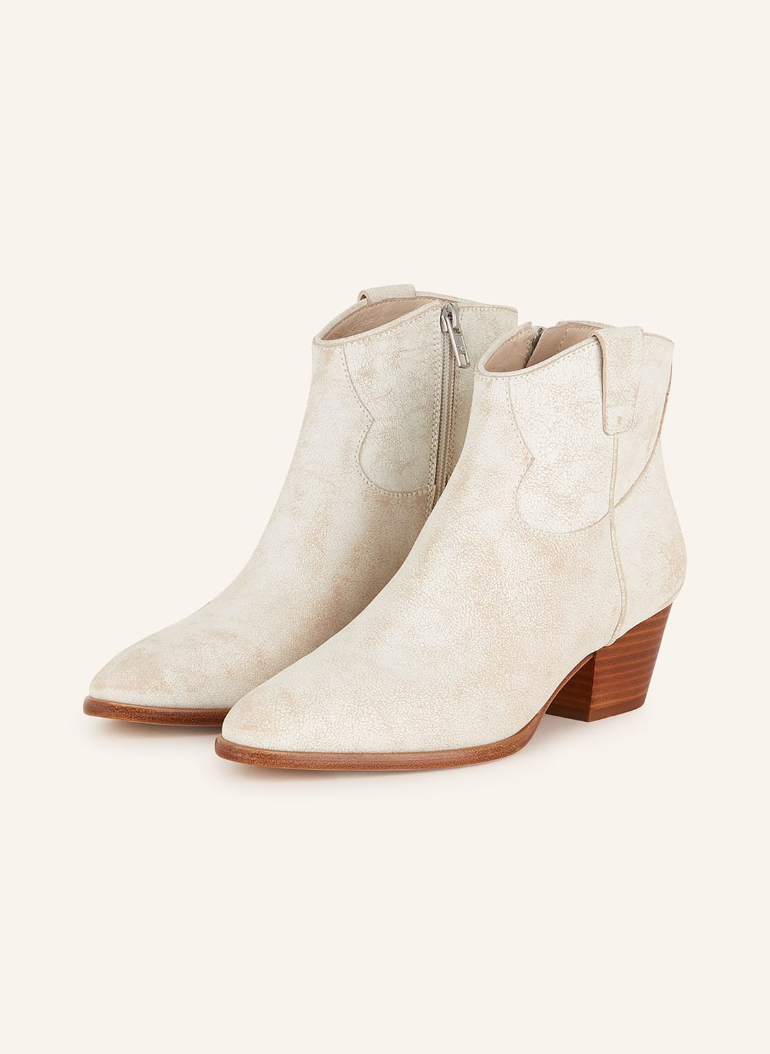 Ash Cowboy Boots Fame beige von Ash