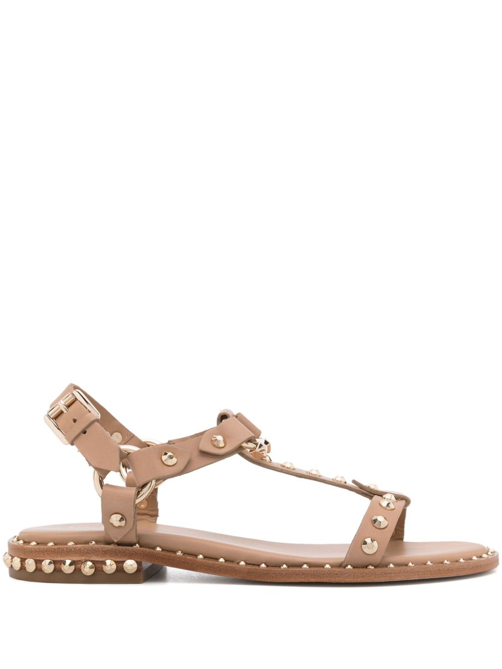 Ash Patsy studded sandals - Nude von Ash