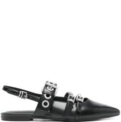 Ash Schwarze Lederballerinas Für Damen von Ash