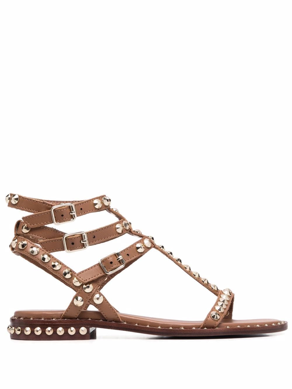 Ash Valentino Garavani Rockstud Pantoletten - Braun von Ash