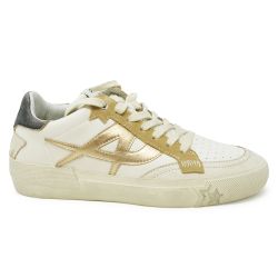 Ash Weiß-beige Leder Sneaker Ss24 - Moonlight06 von Ash