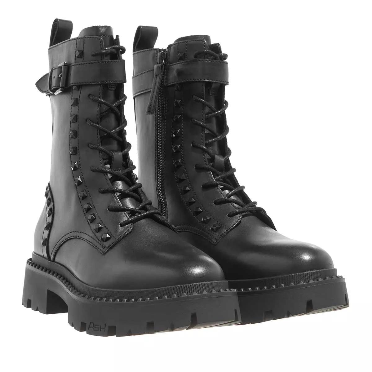 female Stiefeletten schwarz Schnürstiefel 37 von Ash