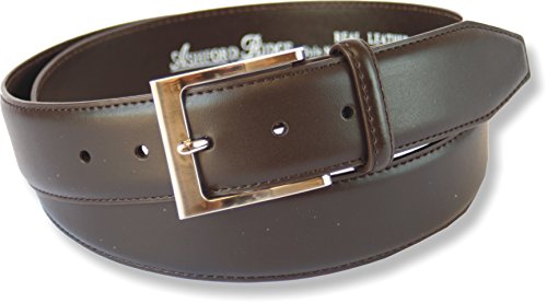 Ashford Ridge Geschenkverpackung 38mm Beschichtetes Leder Gürtel - 102cm - 112cm taille Braun von Ashford Ridge