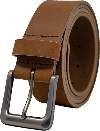 Ashford Ridge 38mm voll Ledergürtel für Jeans - Hellbraun Mittel von Ashford Ridge