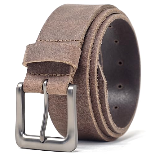 Ashford Ridge 38mm voll Ledergürtel für Jeans - Jahrgang Braun Mittel von Ashford Ridge