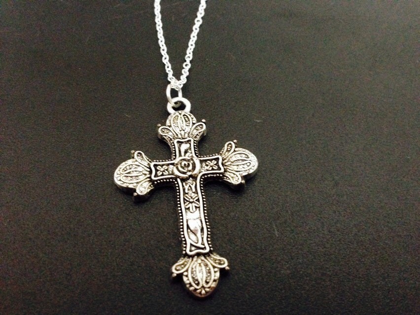 925 Silber Kette - Halskette Kreuz von Ashijewelers