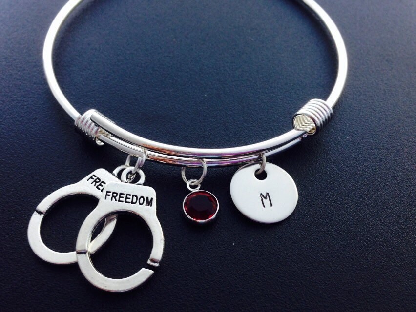 Handschellen Armreif, Verstellbar Erweiterbare Charm, Handschellen-Anhänger, Schmuck, Polizei von Ashijewelers