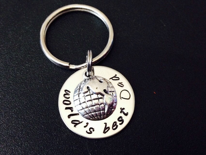 Weltbester Papa Schlüsselanhänger Geschenk Zum Vatertag | Worlds Greatest Dad Für von Ashijewelers