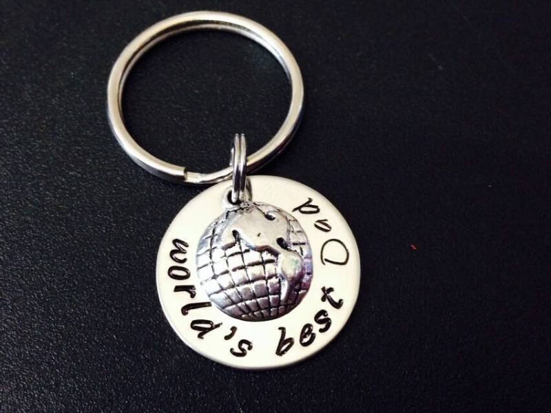 Weltbester Papa Schlüsselanhänger Geschenk Zum Vatertag | Worlds Greatest Dad Für von Ashijewelers