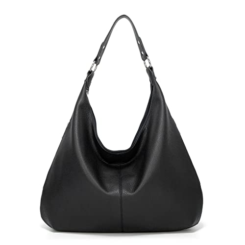 Ashioup Damen Bag Hobo Crossbody Taschen, Schwarz von Ashioup