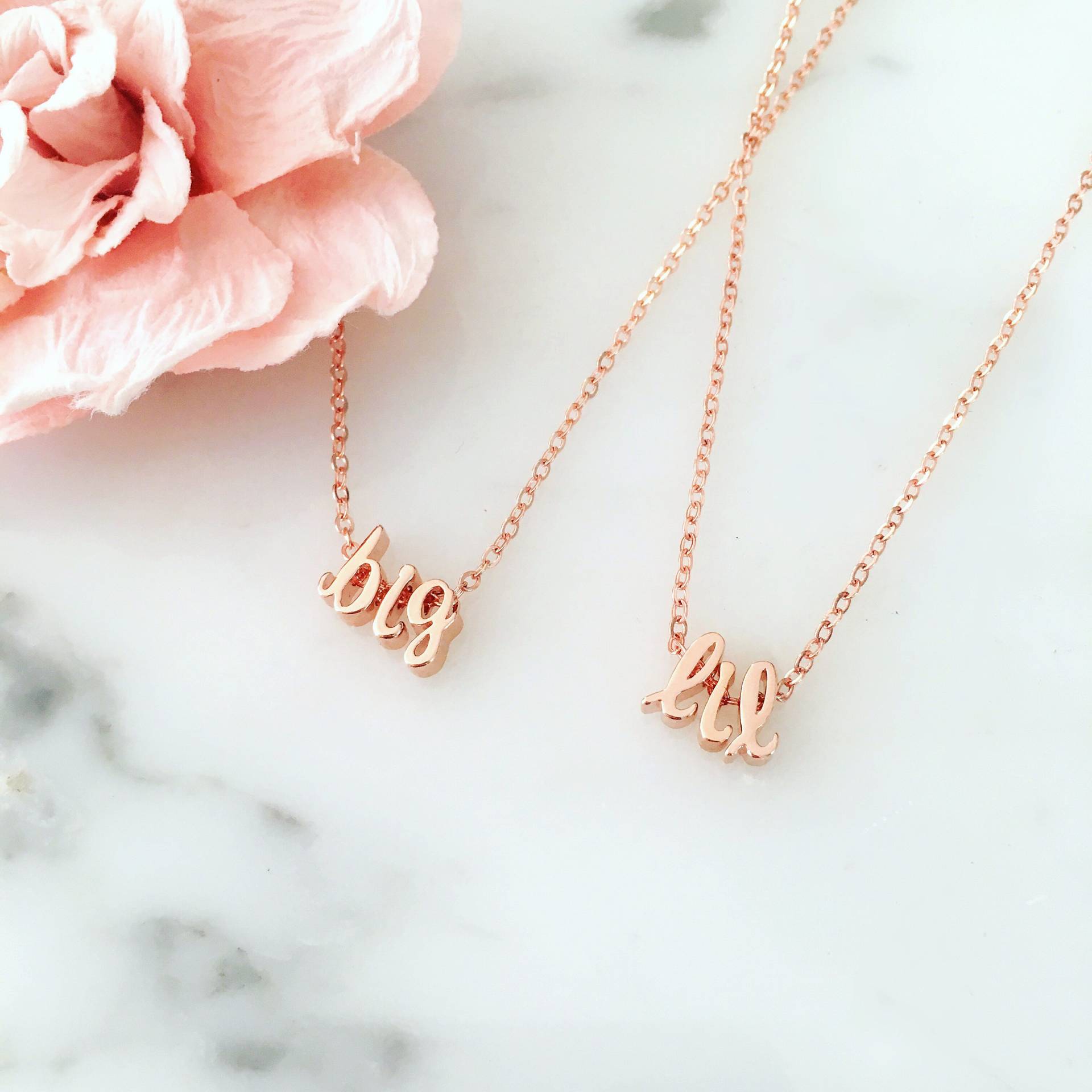 Sofortiger Versand Sorority Big & Little Rosegold, Silber Oder Gold Kleine Anfangshalsketten | 2Er-Set | 2 Große, Geschenkeinweihung, Enthüllen Sofortiger Versand Sorority Big & Little Rosegold, Silber Oder Gold Kleine Anfangshalsketten | 2Er-Set | 2 Große, Geschenkeinweihung, Enthüllen von AshleyBeeCollective