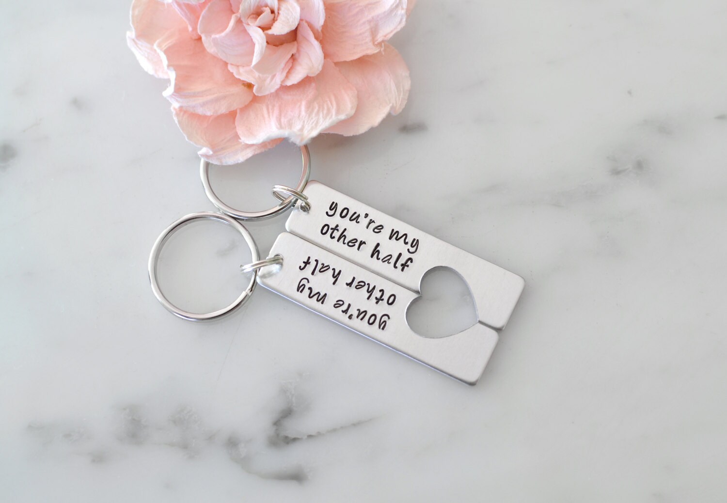 You're My Andere Hälfte Schlüsselanhänger Set Mit Herz Ausschnitt | Beziehung, Freundschaft Geburtstag, Weihnachten, Geschenk Zum Valentinstag You're My Andere Hälfte Schlüsselanhänger Set Mit Herz Ausschnitt | Beziehung, Freundschaft Geburtstag, Weihnachten, Geschenk Zum Valentinstag von AshleyBeeCollective