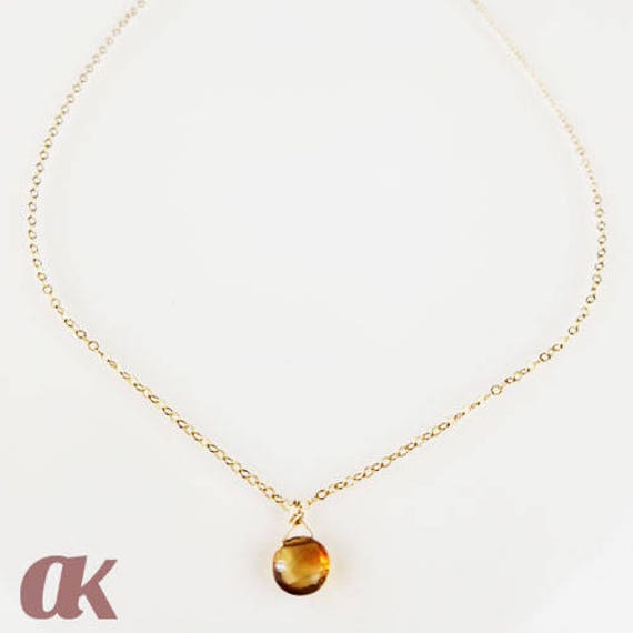 Einfache Moderne Schicke Echten Citrin Edelstein Charm Anhänger Gold Gefüllt Zierliche Geschichteten Schichtung Halskette Schmucksachegeschenk Einfache Moderne Schicke Echten Citrin Edelstein Charm Anhänger Gold Gefüllt Zierliche Geschichteten Schichtung Halskette Schmucksachegeschenk von AshleyKDesigns