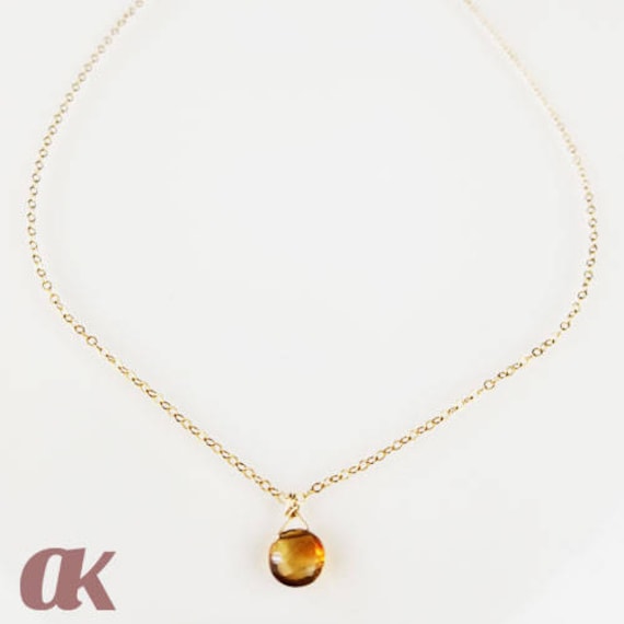 Einfache Moderne Schicke Echten Citrin Edelstein Charm Anhänger Gold Gefüllt Zierliche Geschichteten Schichtung Halskette Schmucksachegeschenk Einfache Moderne Schicke Echten Citrin Edelstein Charm Anhänger Gold Gefüllt Zierliche Geschichteten Schichtung Halskette Schmucksachegeschenk von AshleyKDesigns