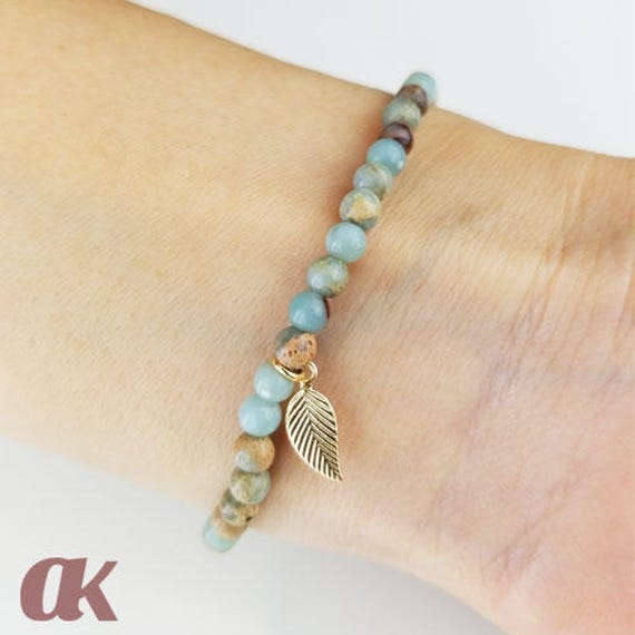 Erdige Türkis Mit Gold Filled Blatt Akzent Einfache Casual Chic Stilvolle Elegante Kleine Perlen Armband Junge Jugendlich Erdige Türkis Mit Gold Filled Blatt Akzent Einfache Casual Chic Stilvolle Elegante Kleine Perlen Armband Junge Jugendlich von AshleyKDesigns