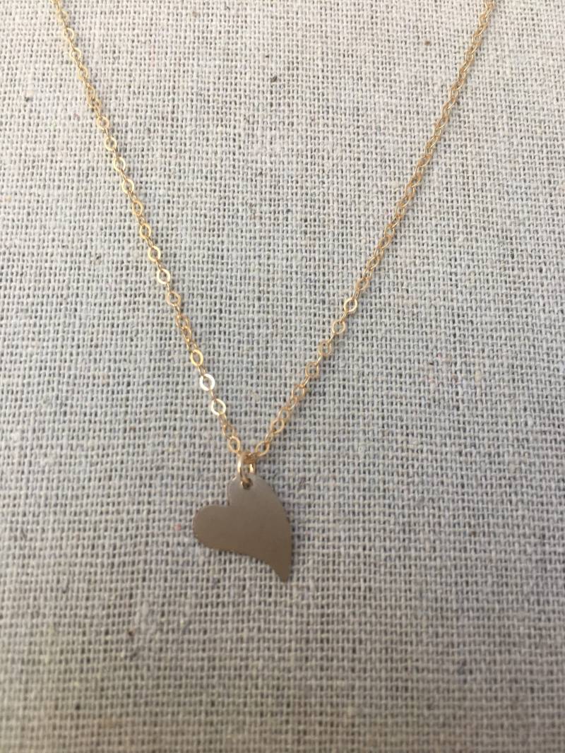 Herz-Süßer Anhänger Gravierbar Halskette von AshleyKDesigns