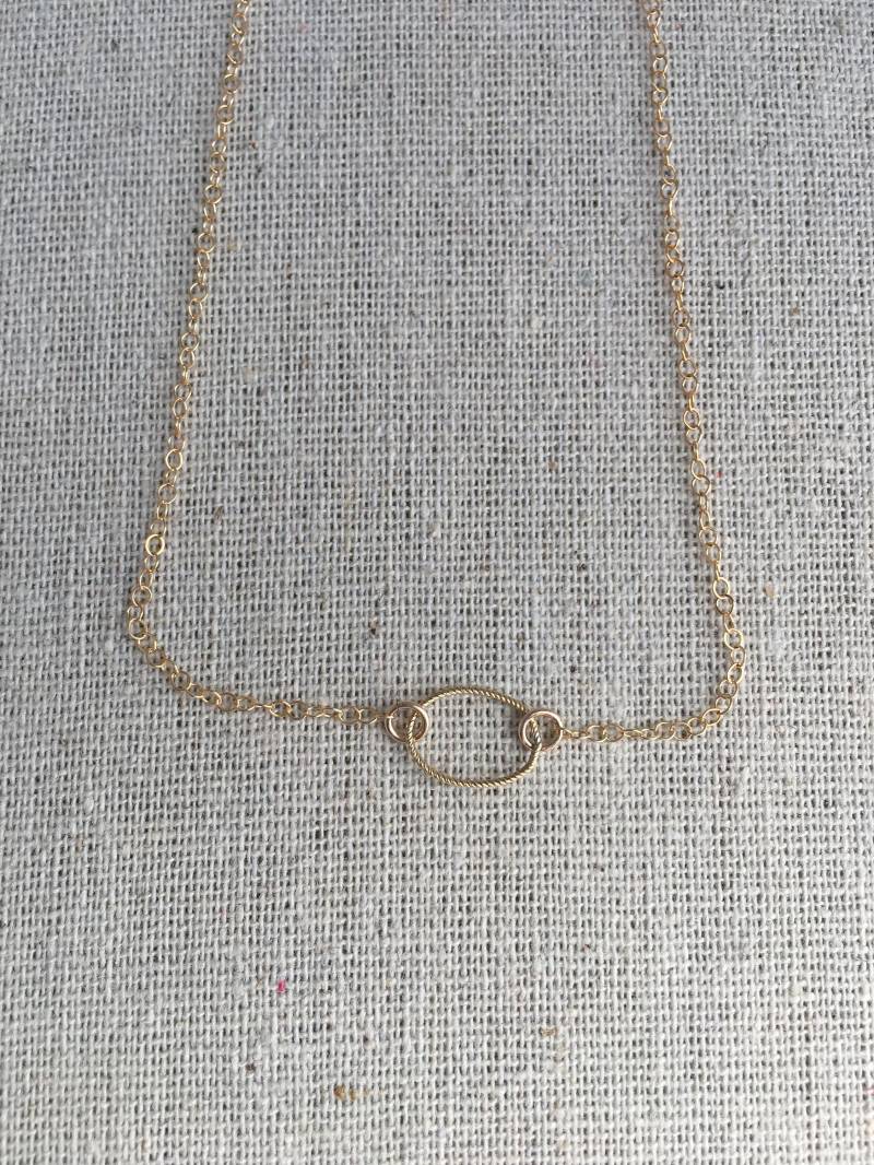 Kreis Des Lebens Karma Halskette Zierliche Gold Gefüllt Boho-stil Kreis Des Lebens Karma Halskette Zierliche Gold Gefüllt Boho-stil von AshleyKDesigns