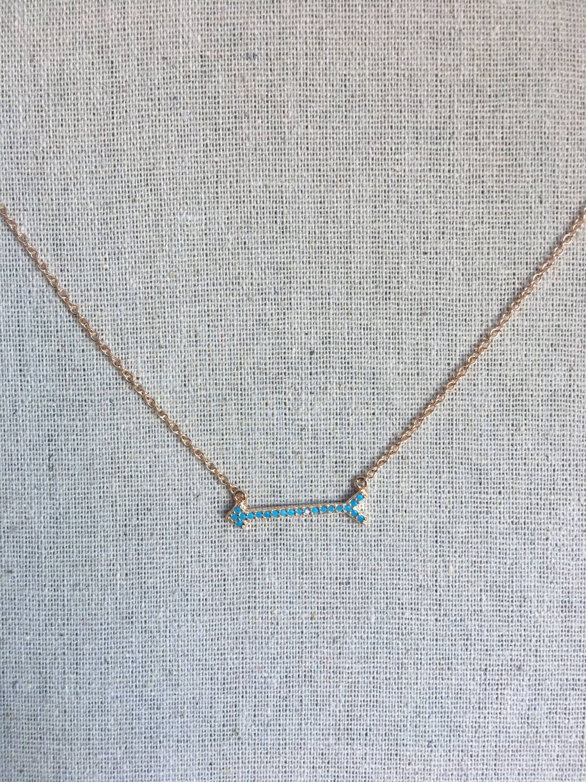 Türkis-Pfeil-Form-Zierliche Charm-Halskette Boho-stil in Silber Mit Rose Gold Rhodiniert Einstellbare Längen 40 cm Bis 45 Türkis-Pfeil-Form-Zierliche Charm-Halskette Boho-stil in Silber Mit Rose Gold Rhodiniert Einstellbare Längen 40 cm Bis 45 von AshleyKDesigns