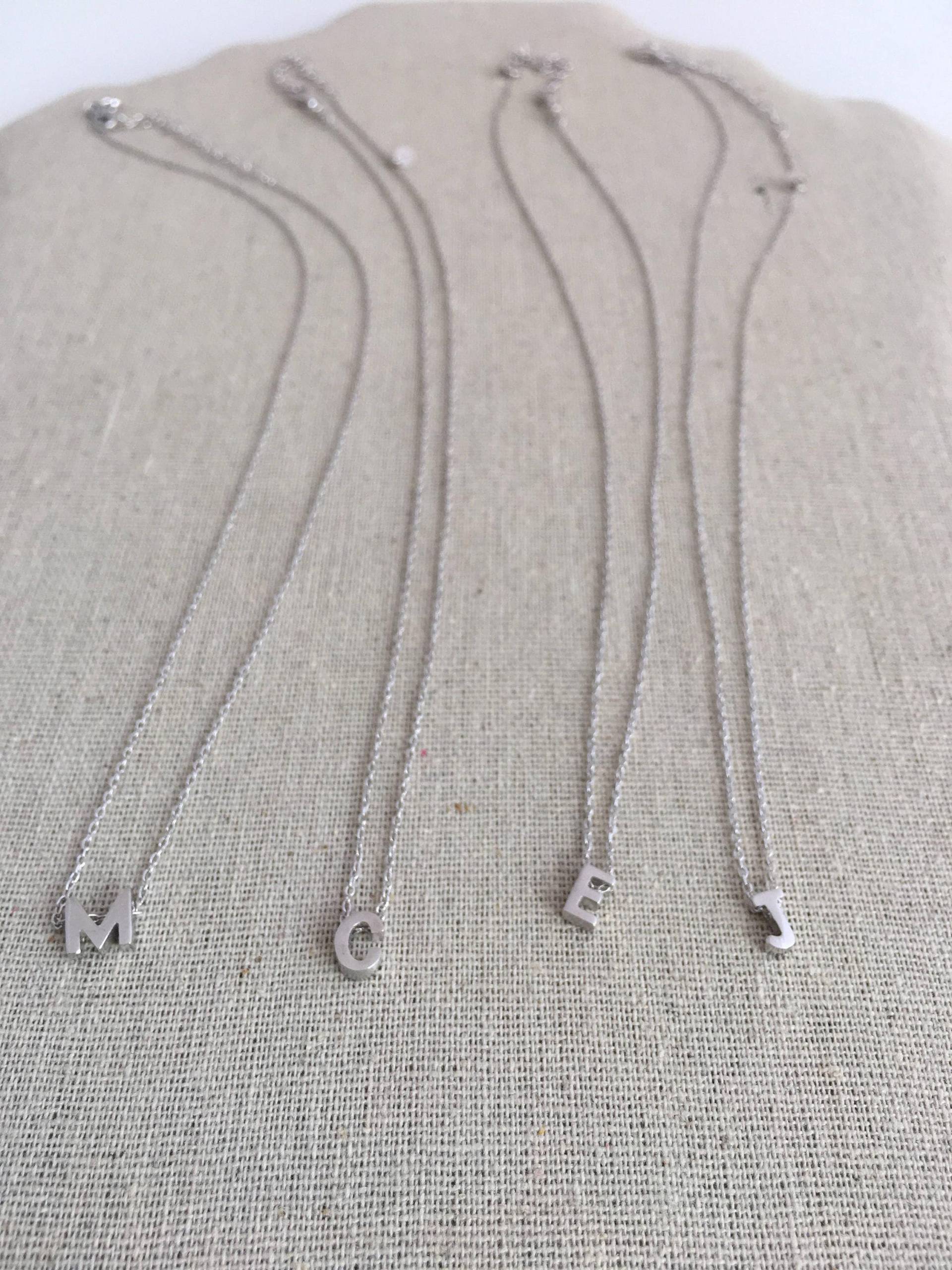 sterlingsilber Ursprünglichen Charme Halskette Einfache Schmuck Einstellbare Längen in 16" Bis 18" sterlingsilber Ursprünglichen Charme Halskette Einfache Schmuck Einstellbare Längen in 16" Bis 18" von AshleyKDesigns
