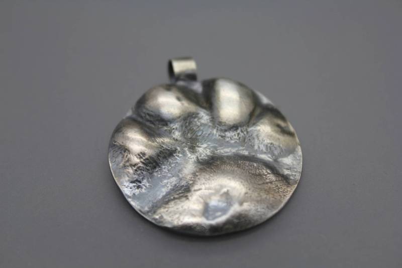 Benutzerdefinierte Hund Druck Anhänger, Paw Print Halskette, Nase Hundepfote, Benutzerdefinierte Silber Pawprint von AshleyLozanoJewelry