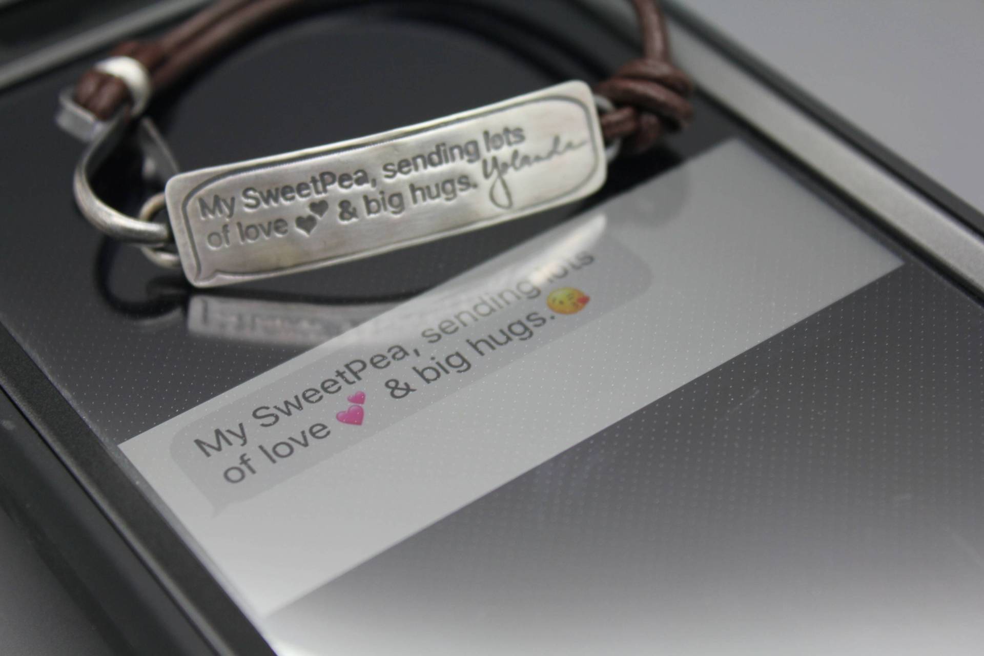 Denkmal, Denkmal Schmuck, Letzte Sms, Erinnerung Armband, Tatsächliche Handschrift, Trauer Geschenk, Rip von AshleyLozanoJewelry