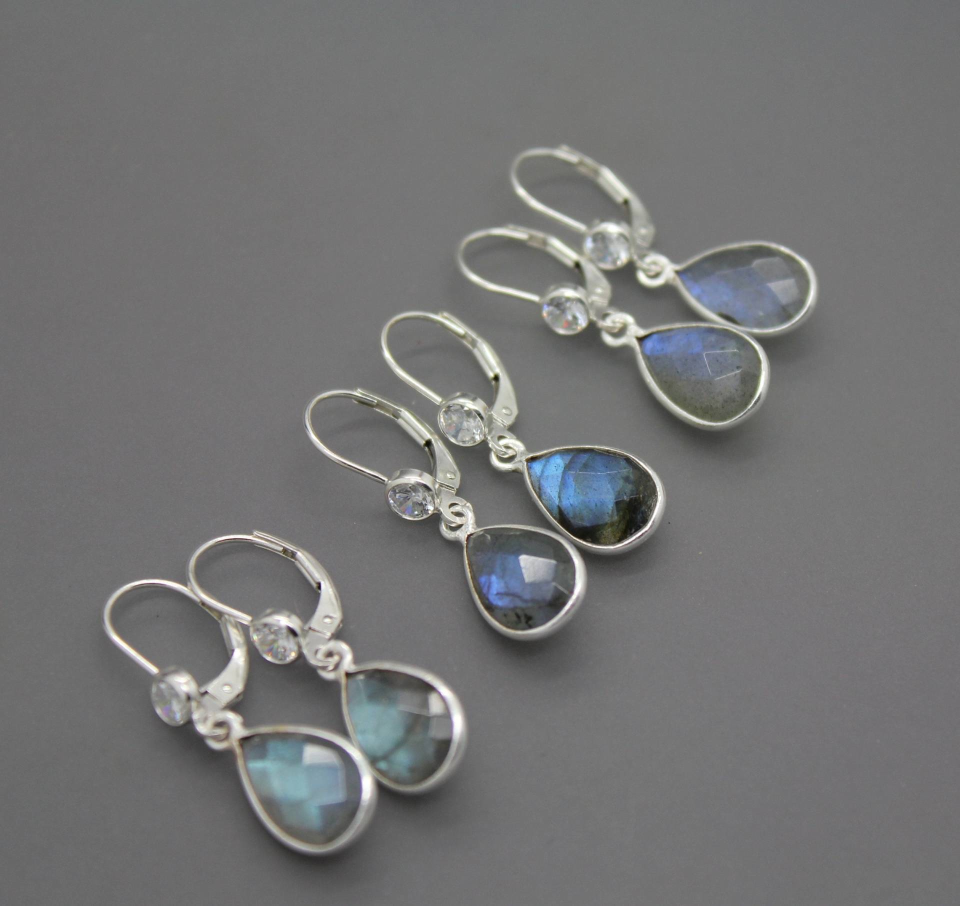 Labradorit Ohrringe, Sterling Silber Labradorit, Echte Brautjungferngeschenke, Natur von AshleyLozanoJewelry