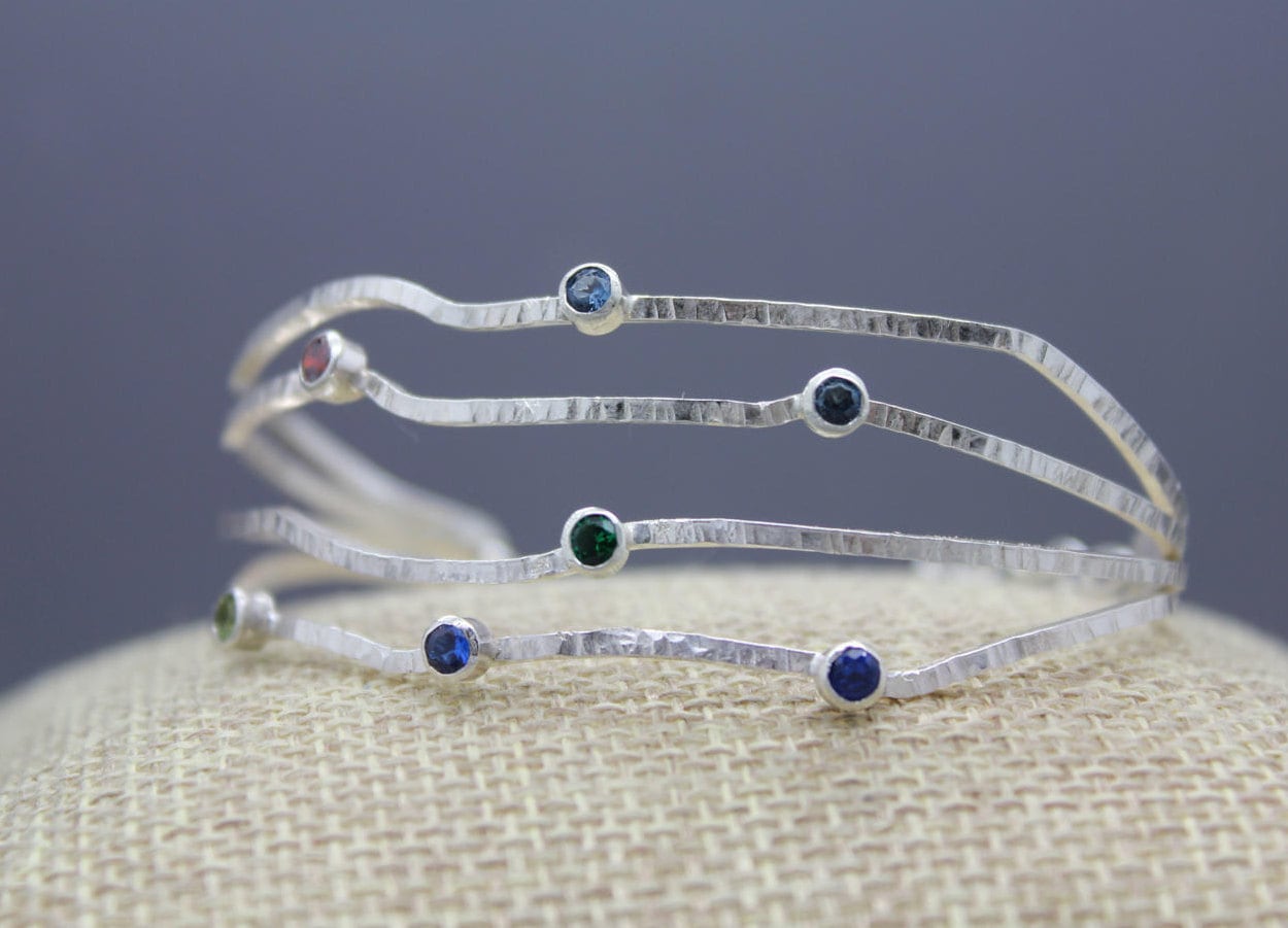 Personalisierte Mütter Armband, Schmuck-Unikate Für Frau, Sterling Silber Geburtsstein Armband Mama Geburtstagsgeschenk Von Sohn, Oma Geschenk von AshleyLozanoJewelry