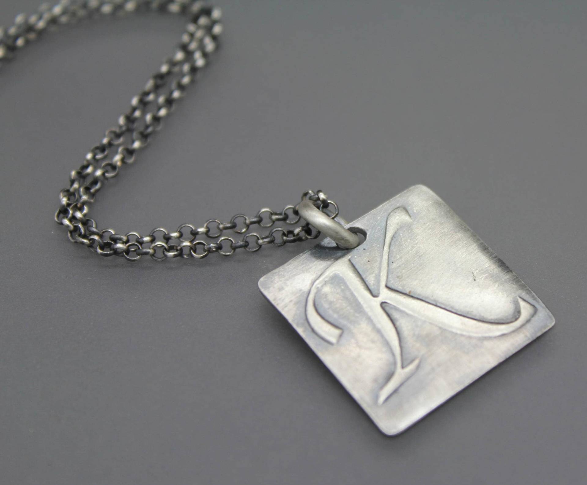 Wachssiegel Halskette, Wachs-Siegel-Schmuck, Brief Siegel Schmuck, Initial Erste Monogrammhalskette, Monogramm Schmuck von AshleyLozanoJewelry