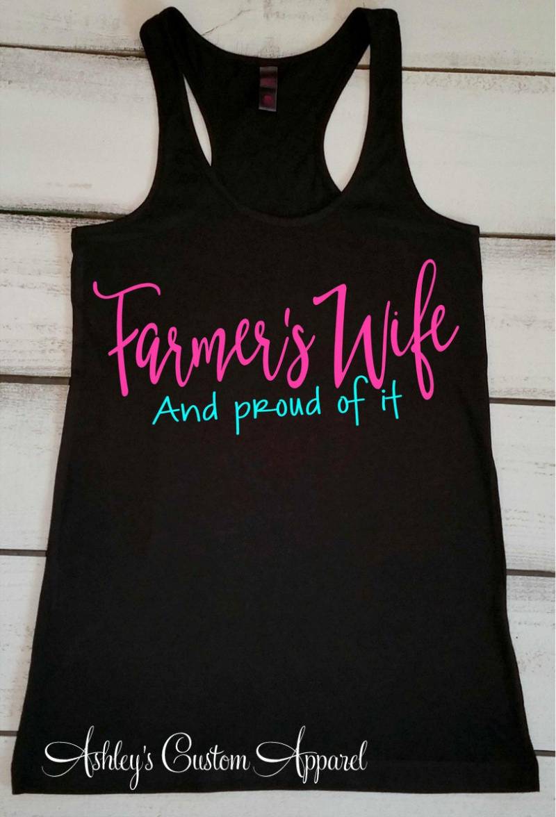 Bäuerin. Bauer. Gott Machte Einen Leben Auf Dem Bauernhof. Landleben. Bauerschild. Bäuerin Geschenk von AshleysCustomApparel