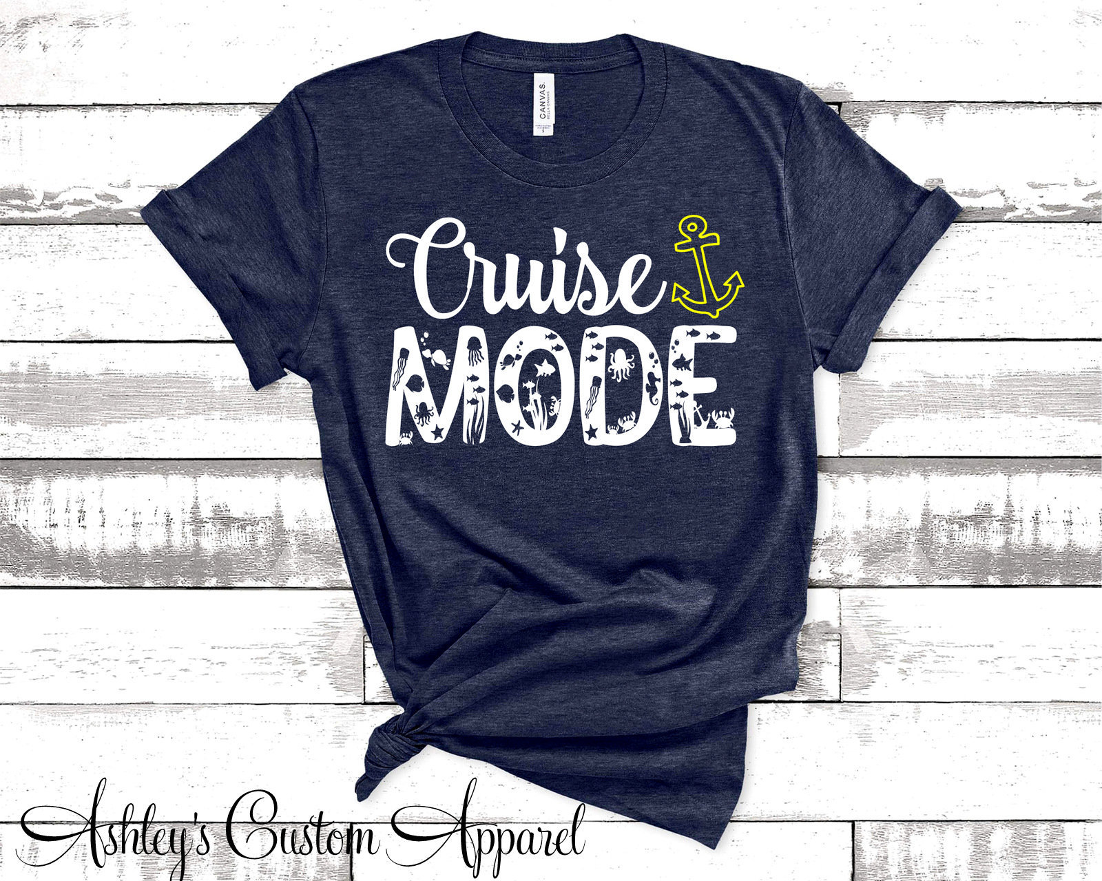 Cruise Shirt Familien Urlaub T-Shirt Mode Nautical Anchor Kreuzfahrt T-Shirts Passendes Urlaubs Benutzerdefinierte Shirts Mädchen Reise von AshleysCustomApparel