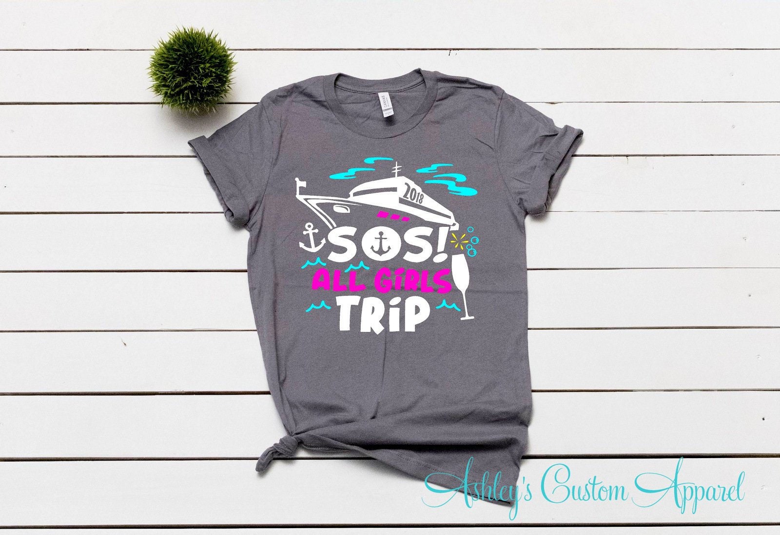 Cruise Shirts Alle Mädchen Reise Sos Kreuzfahrt T-Shirts Kreuzfahrt-Boot-Shirt Badeanzug-Vertuschung Benutzerdefinierte Urlaub Familien-Kreuzfahrt von AshleysCustomApparel
