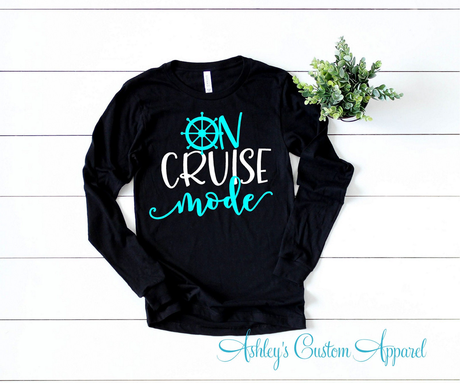 Cruise Shirts Im Mode Passende Gruppe Urlaub T-Shirts Langarm Shirt Familienreise Kreuzfahrt Durch Das Leben Benutzerdefiniertes von AshleysCustomApparel