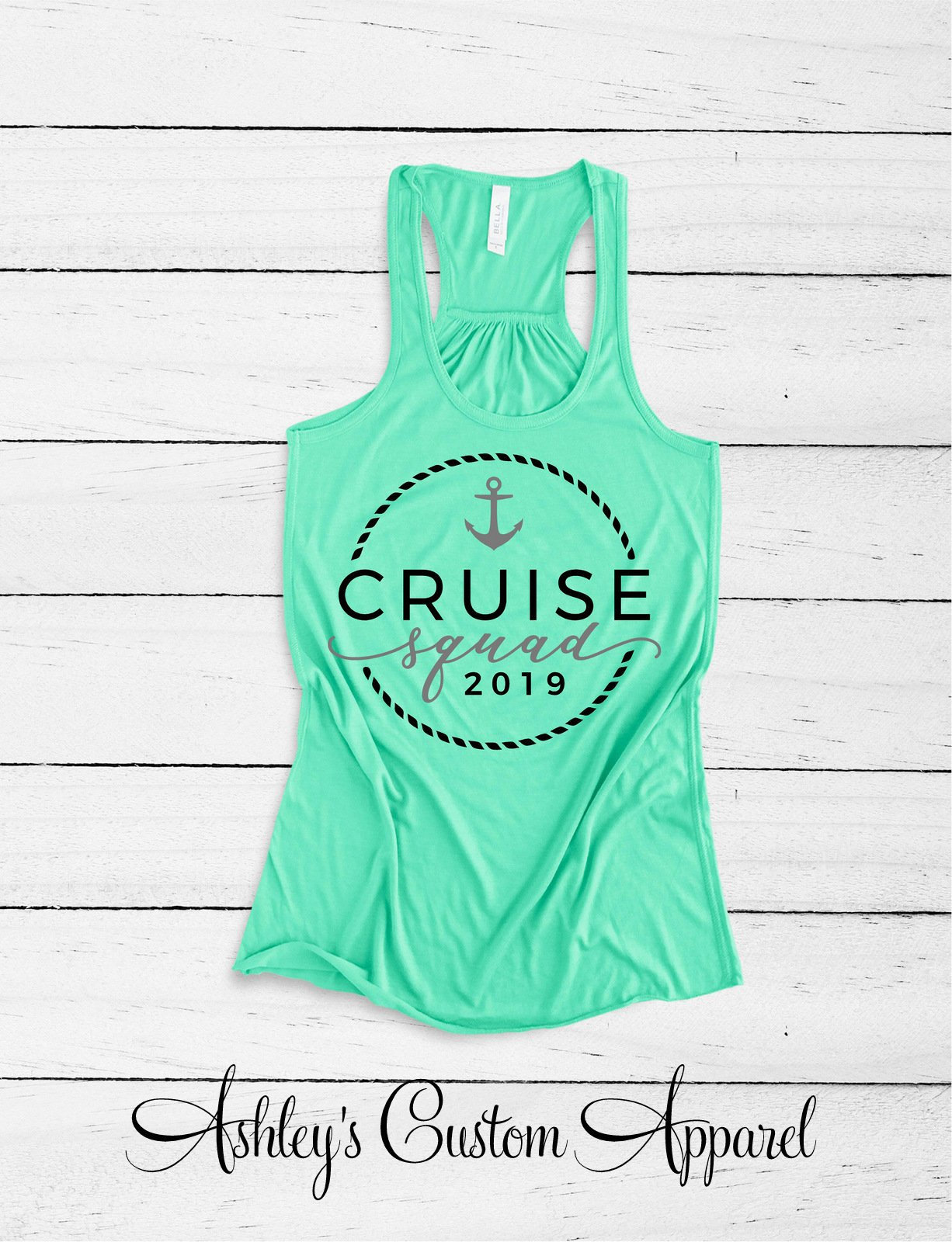 Cruise Squad Tank Top Passendes Kreuzfahrtschiff-T-Shirt, Mädchen-Trip-Shirt, Familien-Kreuzfahrtshirts, Individuelle Gruppe von AshleysCustomApparel