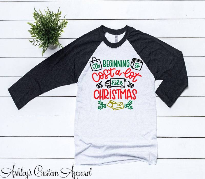 Damen-Weihnachts-Shirt, Der Anfang, Viel Wie Weihnachten Zu Kosten Lustiges Weihnachtsweihnachts-Einkaufs-T-Shirt von AshleysCustomApparel