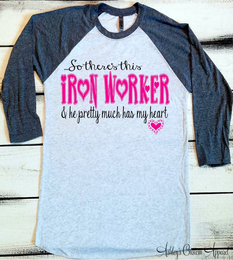 Eisen Arbeiter Frau, Freundin, Eisenarbeiter Frau Shirts, T-Shirts, Stahlwerk Shirt, Stolz von AshleysCustomApparel