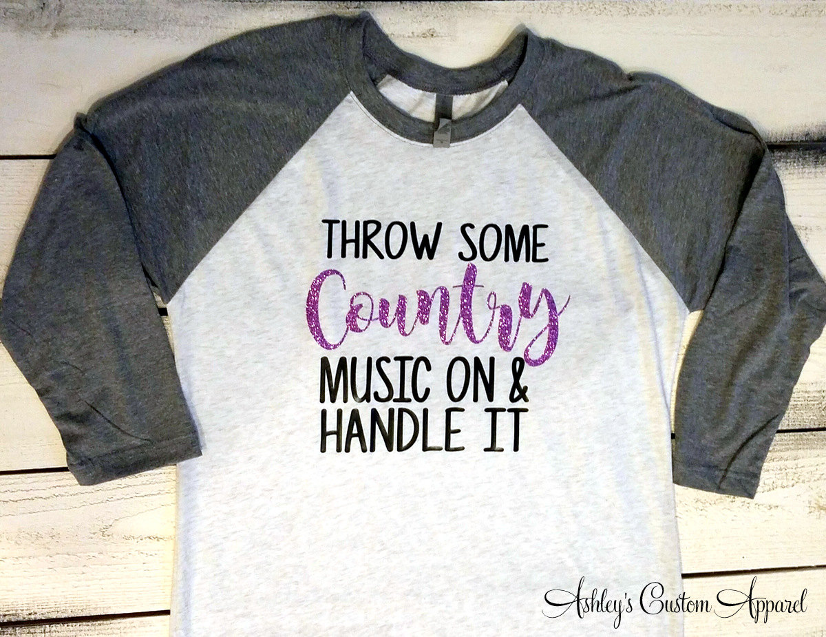 Frauen Country Shirt, Werfen Sie Etwas Country-Musik Auf, Country-Shirts, Country-Musik-Konzert-Shirt, Konzert-Shirts, Land-Geschenke, Südsee von AshleysCustomApparel