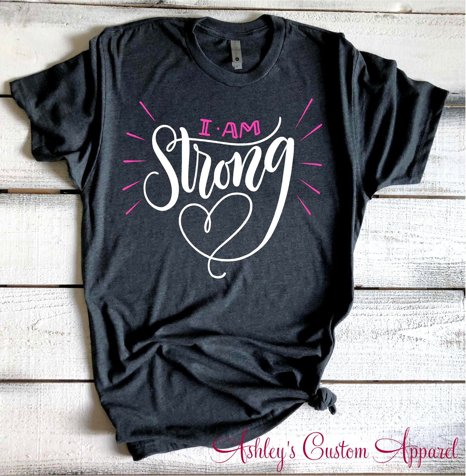 Frauen Empowerment Ich Bin Stark Inspirierende Shirts Für Mädchen Motivierend Fitness Lifting Tanks Workout Süße Gym Starke von AshleysCustomApparel