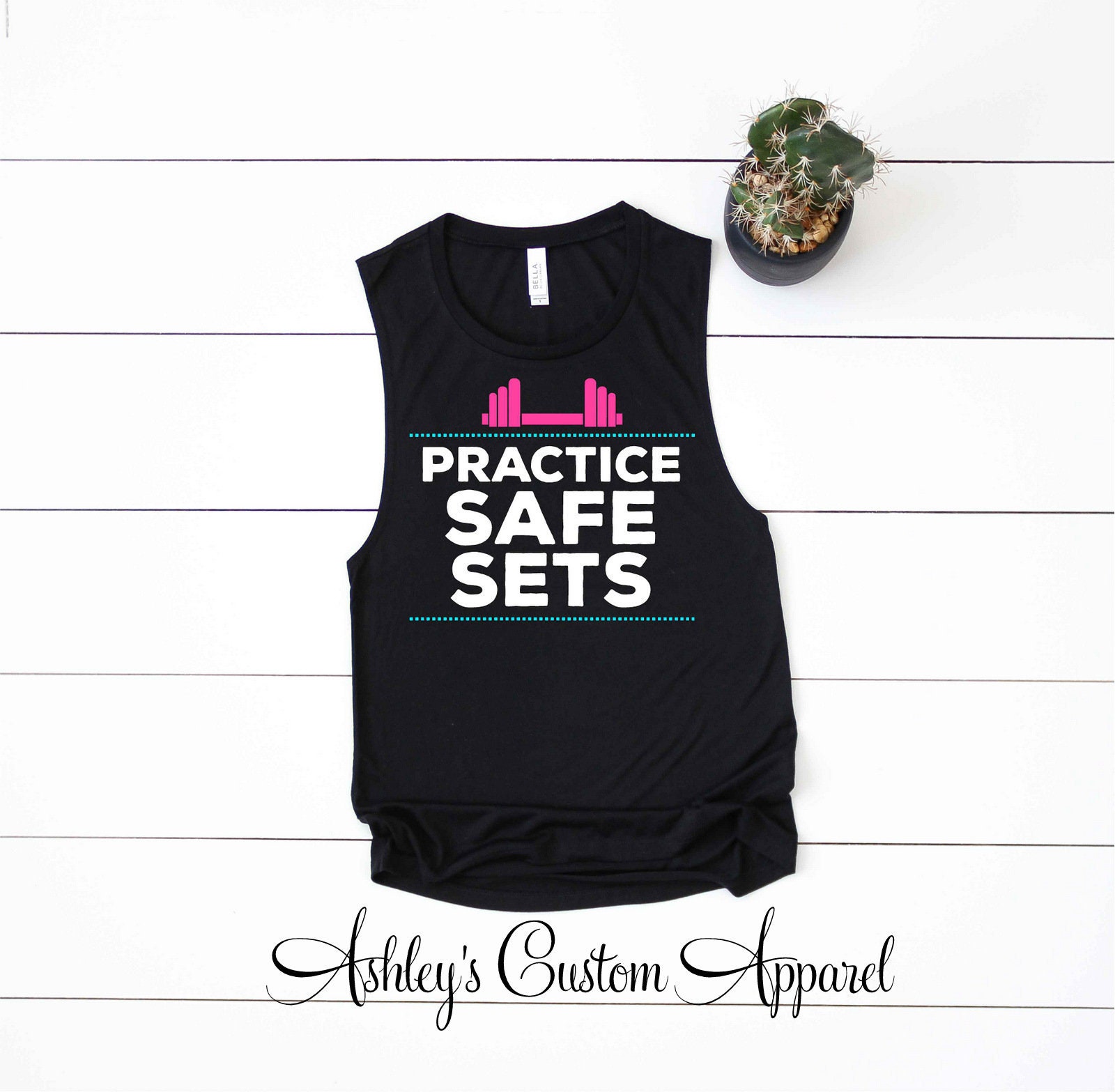 Frauen Workout Tank Lustige Gym Shirts Fitnessstudio Motivation Praxis Sichere Sets Heben Tanks Inspirierende Squat Top Fitness Burnout von AshleysCustomApparel