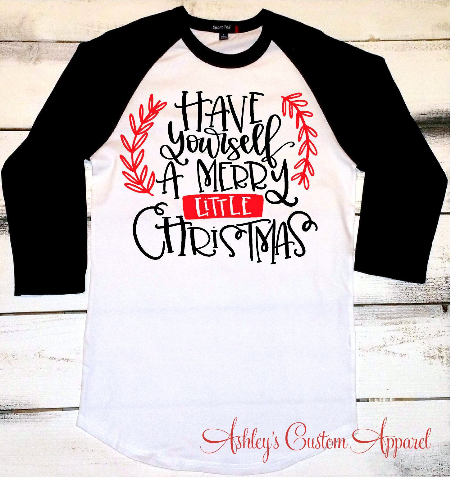 Frohe Weihnachten Shirt Niedlichen Urlaub T-Shirt Shirts Für Frauen Weihnachtslied Have Yourself A Merry Little Christmas Holiday Cheer Custom von AshleysCustomApparel