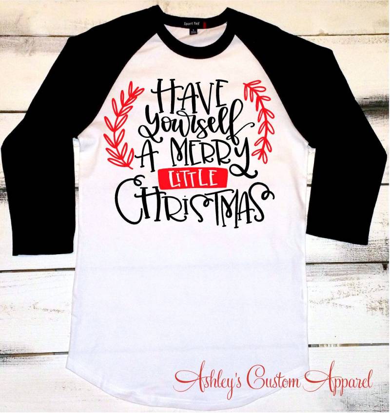 Frohe Weihnachten Shirt Niedlichen Urlaub T-Shirt Shirts Für Frauen Weihnachtslied Have Yourself A Merry Little Christmas Holiday Cheer Custom von AshleysCustomApparel